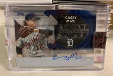 2022 Topps Clearly Authentic Now Generation Casey Mize On Card Auto 🔥 Blue