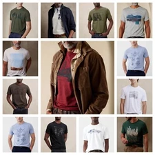 NWT BANANA REPUBLIC MEN'S Soft Graphic T-shirts Tees | Sizes: M, L, XL, 2XL