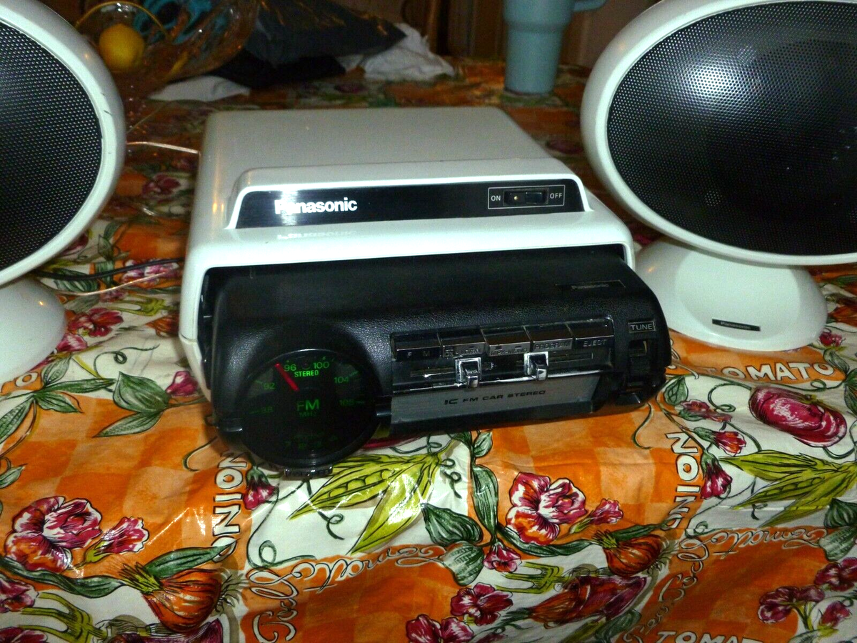 Rare Panasonic Space Age 8-Track Player Fm Stereo Home/Auto Rare Panasonic Space Age 8-Track Player Fm Stereo Home/Auto
