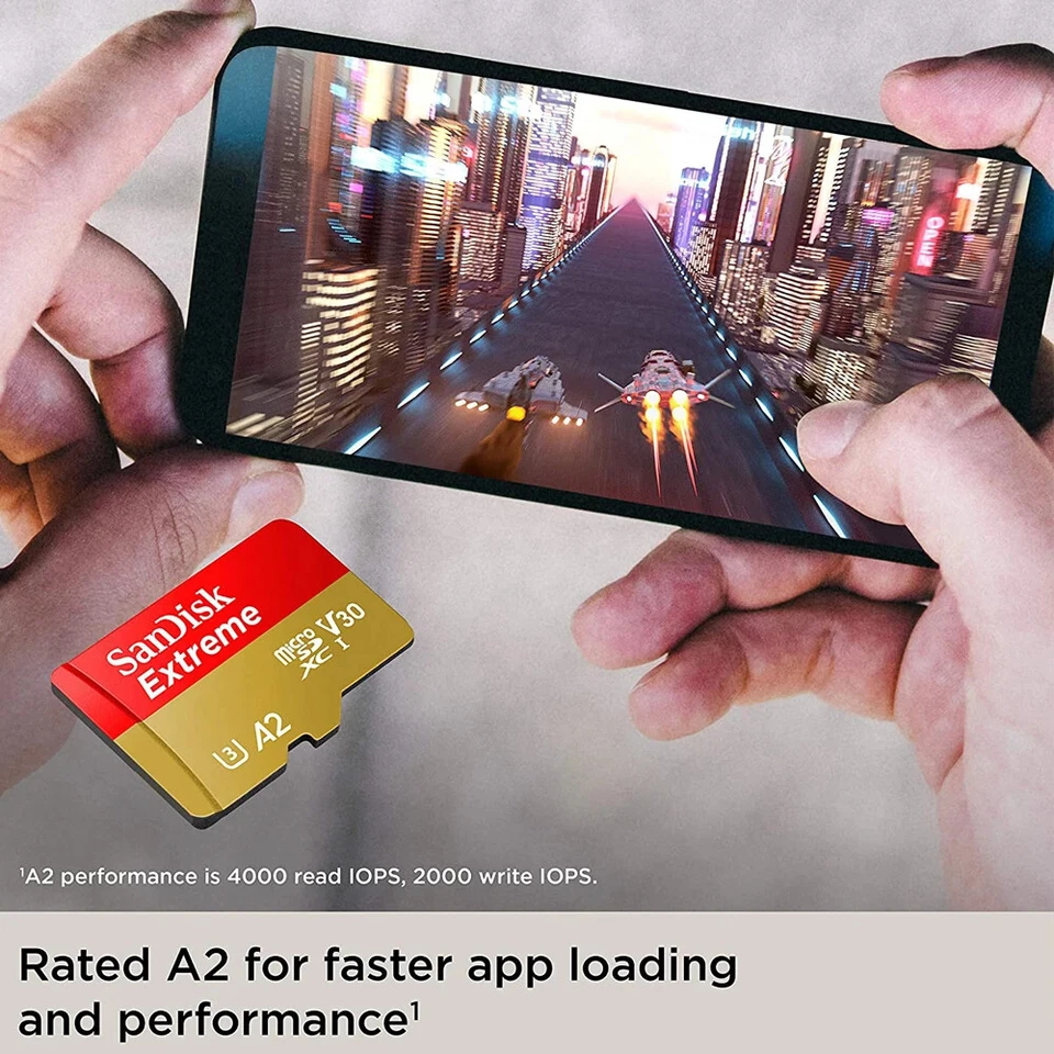 MicroSDXC Memory Card Original A2 U3 UHS-I Cards USB3.0 4K Flash Micro SD Card - Image 4 of 4