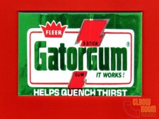 Fleer Gatorgum vintage package ART 2x3" fridge/locker MAGNET - NOT GUM!!!