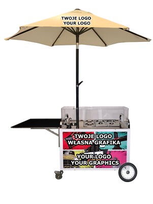 American Hot Dog Stander, Auf Gas,  Imbissstand, neu und praktisch