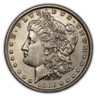 1886-O $1 Morgan Silver Dollar - Luster - AU Semi Key Date - SKU-B3453
