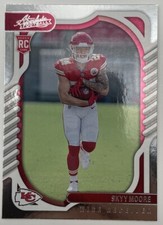 Skyy Moore 2022 Panini Absolute RC Rookie Card #124 Kansas City Chiefs
