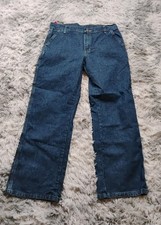 Wrangler Boys 16 Husky Carpenter Jeans Denim New Nwot