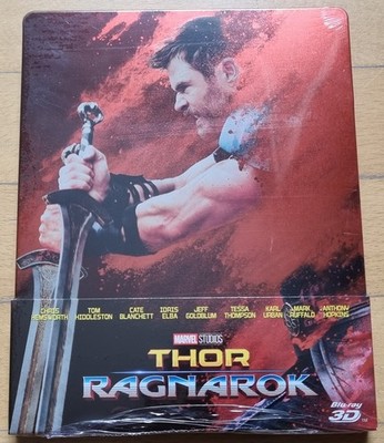 Thor: Ragnarok - 1/4 Slip 3D Steelbook (Italien Import) Blu-ray NEU/OVP
