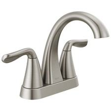 Delta 25840LF Arvo 1.2 GPM Centerset Bathroom Faucet - Nickel