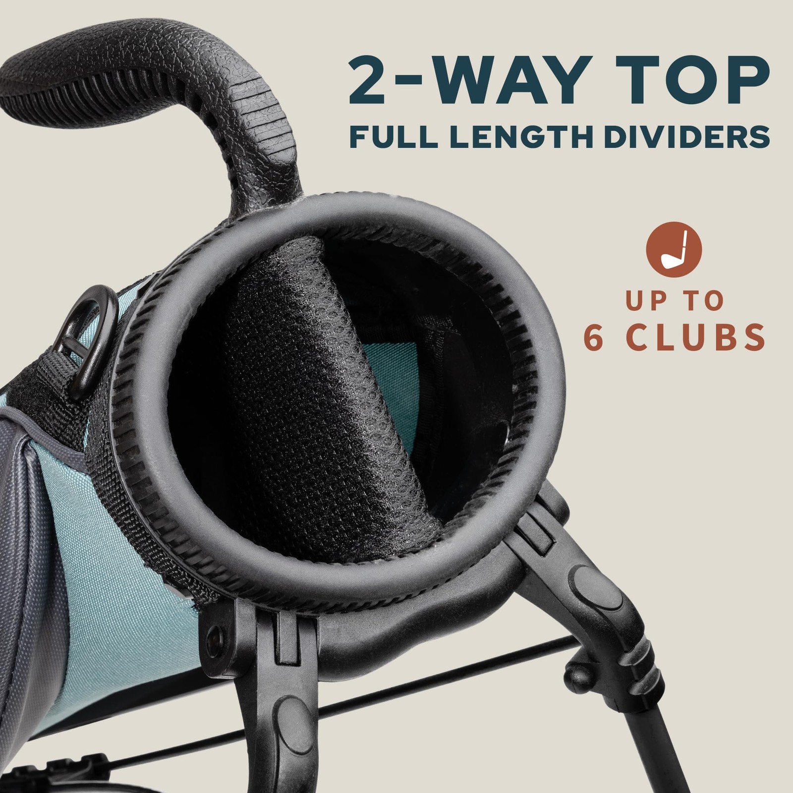 Loma Golf Bag – Lightweight Stand Bag with Strap