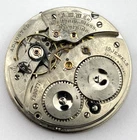 Waltham Riverside Antique Pocket Watch Movement  19J  12s  7390776 DOESN'T WORK