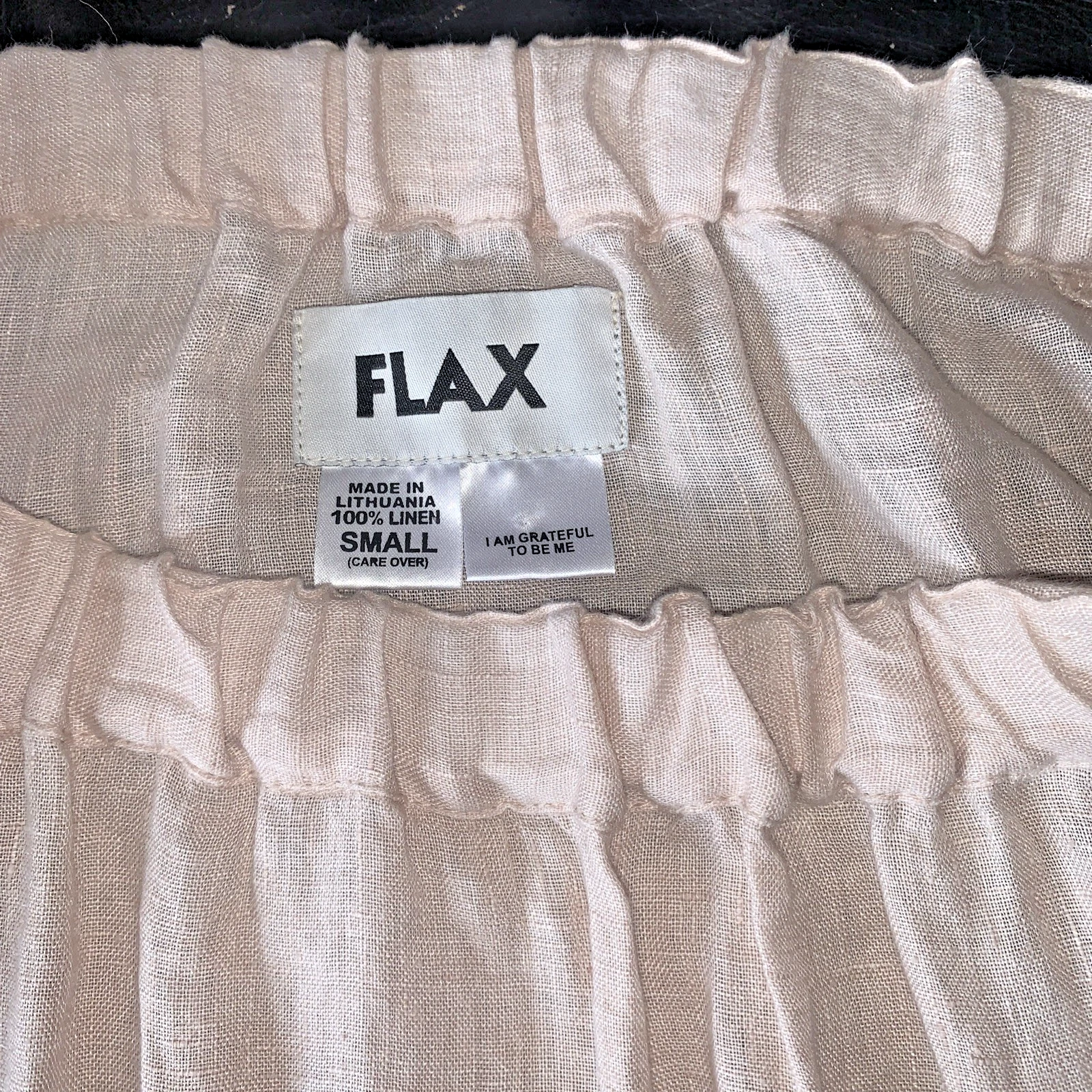 FLAX Skirt Nude Ballet Pink Beige Textured 100% Linen Maxi Boho up to 30" BNWOT
Opens in a new windo