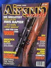 AirGun World April 2000. RWS Rapier Megatest/Brocock ME38/Cometa Fenix/Barrel Cl