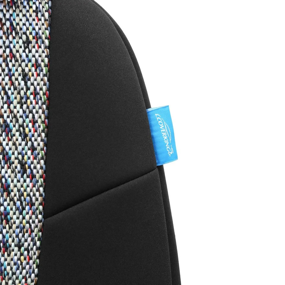 For Volvo XC90 16-19 Coverking Saddle Blanket 3rd Row Black Custom Seat Covers - Изображение 4 из 4