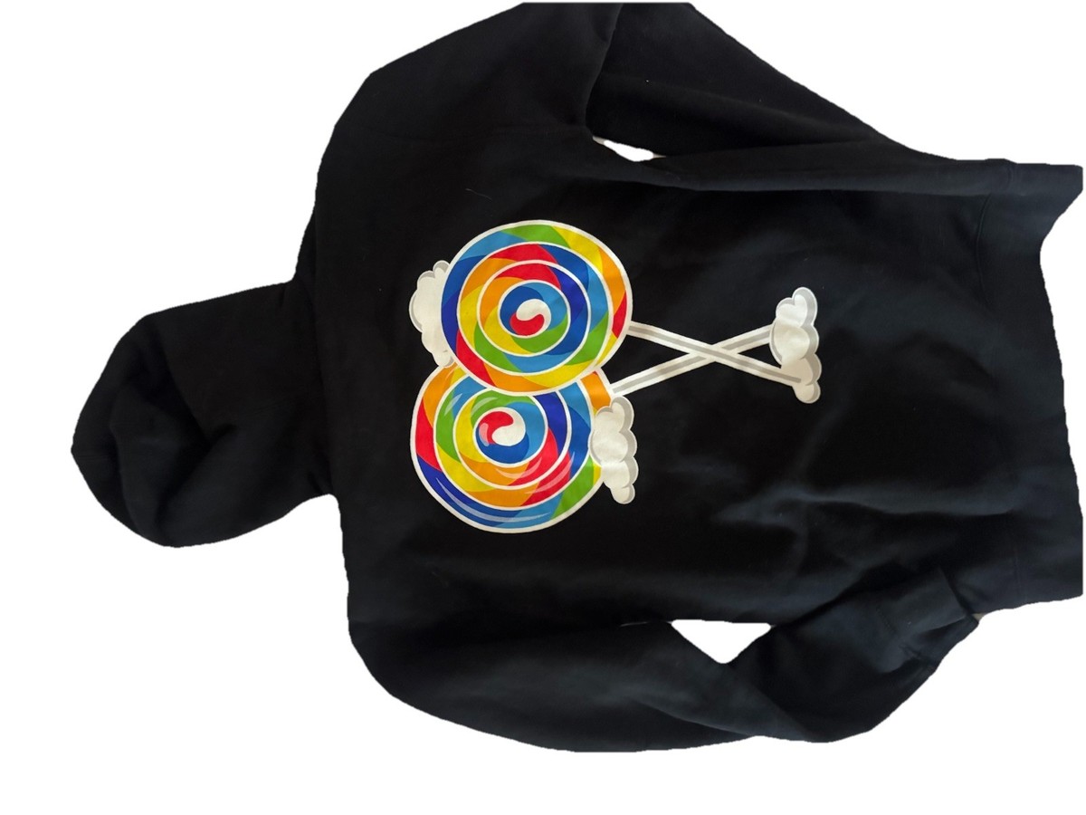 Tekashi 6Ix9Ine Mens Hoodie Size M Black Graphic Print All Cotton