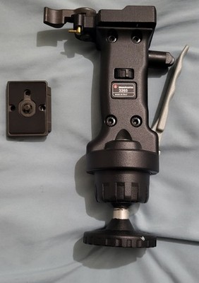 Manfrotto 3265 Grip Action Ball Head w/ quick release plate, Black