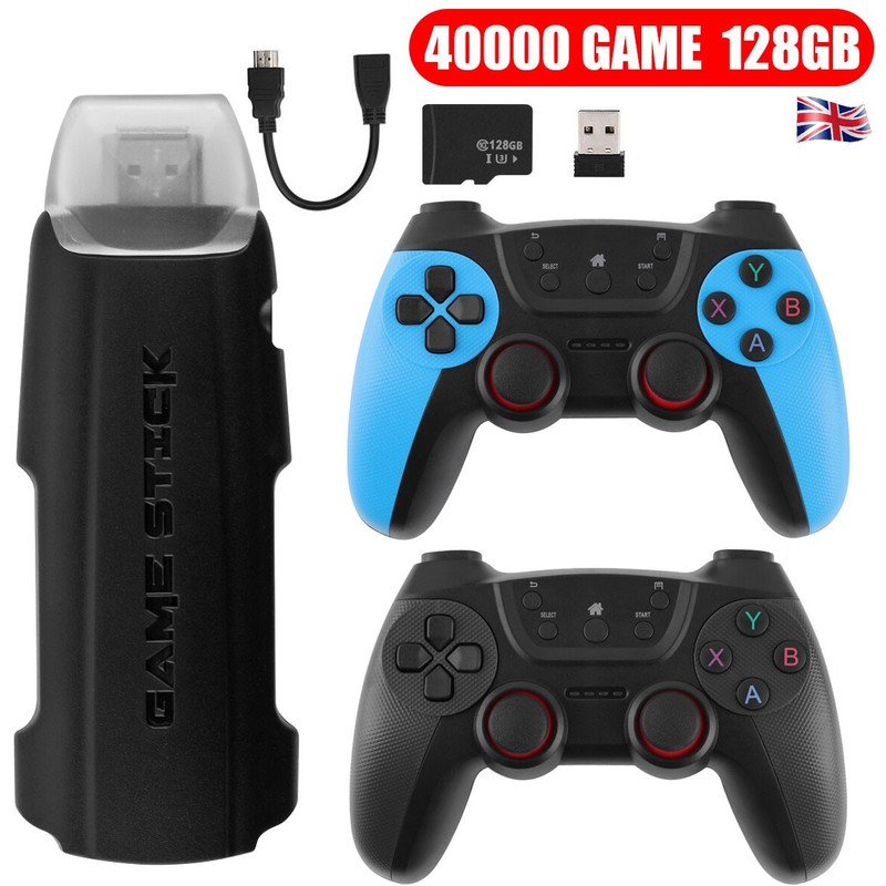 128GB X2 Pro 40000+ Games GD10 Pro 3D Retro Video Game Console 4K HD Game Stick