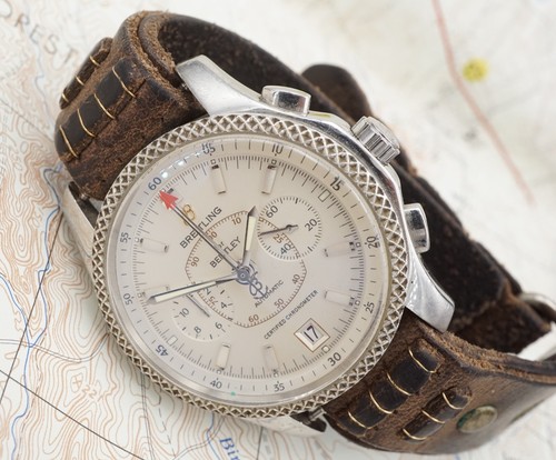 Breitling Bentley Mark VI Special Edition P26362 Steel Platinu...
