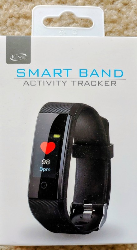 Smart Band Fitness Tracker with Heart Rate Monitor