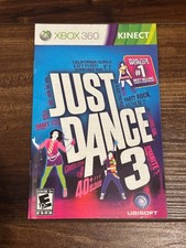 Just Dance 3 XBOX 360 Instruction Manual Only