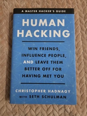Human Hacking by Hadnagy & Schulman Hardcover 2021 HarperCollins