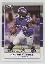 2017 Panini Playoff 2nd Down 33/49 Xavier Rhodes #53 1b9b