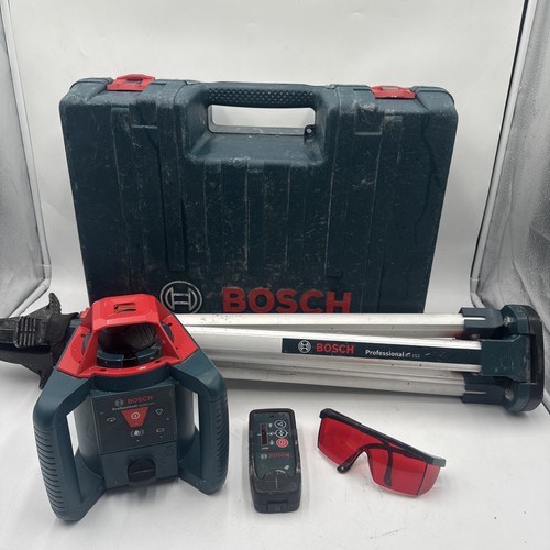 Bosch GRL800-20HV 800 ft Rotary Laser Red Beam Self Leveling W/ Hard Case+TriPod