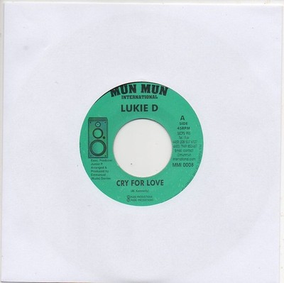 Lutan Fyah / Lukie D - Uplift The Youth/Cry For Love (7'') (Near Mint (NM or M-))
