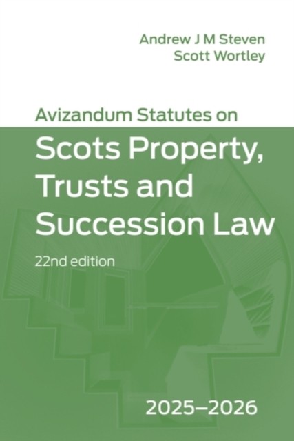 Avizandum Statutes on Scots Property, Trusts and Succession Law (Paperback Book)