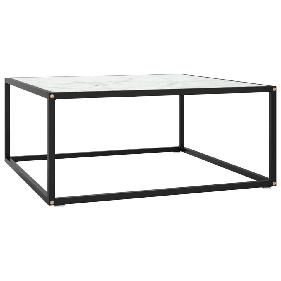 Mesa de Centro con Vidrio Templado Consola Salón Sofá Multimodelo vidaXL - Imagen 3 de 4