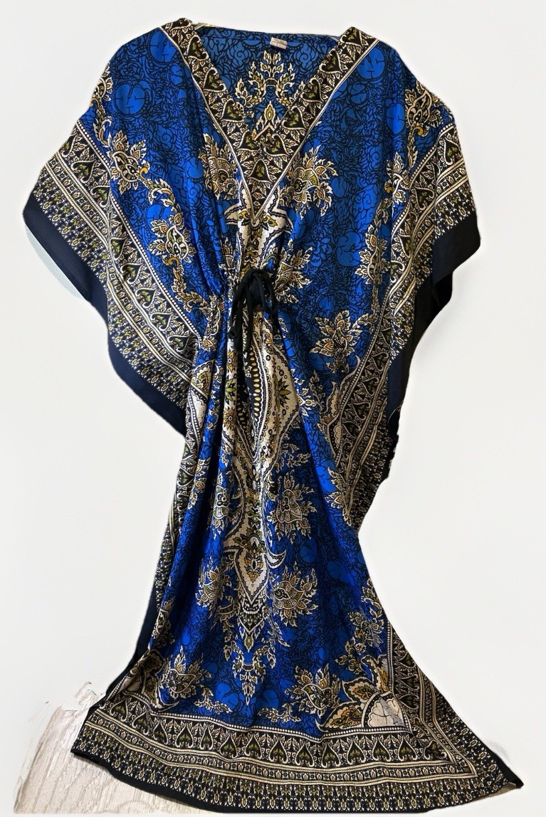 boho dress royal blue Vintage African Dashiki Kaftan. Chic Tribal Print Maxi Color:Deep Mocha fully lined Material Peplum Bodycon Work Midi open back halter dress