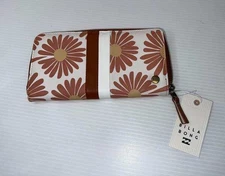 BRAND NEW BILLABOONG SUNFLOWER ZIP AROUND WALLET