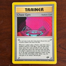 Chaos Gym 102/132 Non Holo Rare Gym Challenge Pokemon Card on eBay