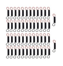 50 Pcs 1 x 1.5V AA Battery Spring Clip Black Plastic 1 x 1.5V AA Battery Case...