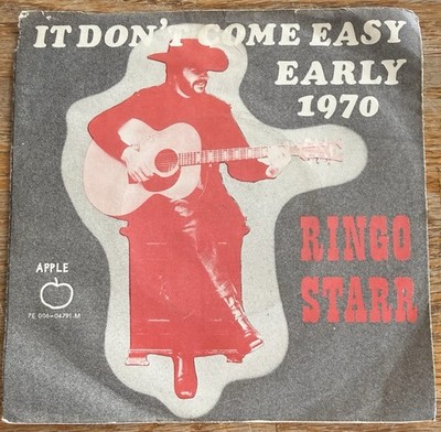 Ringo Starr It Don t Come Easy/1970 Apple 45rpm Norway (1971) Near Mint! RARE!