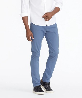 UNTuck It Untuckit 5-Pocket Chino Hose W32 L32 blau Hose UVP 85£