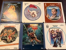 CED Discs -Life of Brian,Airplane,Stripes,Night Shift, Romancing The Stone,