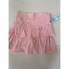 Cat  Jack Girls Pink Tiered Ruffle Skort Smocked Waist Size M 8 NWT