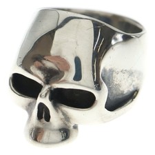 NUMBER (N)INE Nine xJAM HOME MADE SKULL RING Jam Homemade Silver Used c6e2f06ead