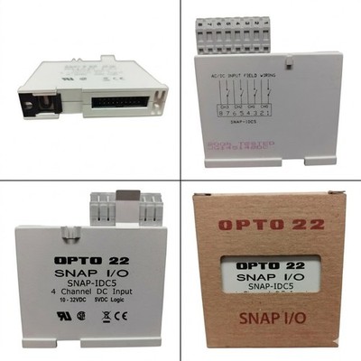 OPTO 22 SNAP-IDC5 Digital Input Modul   4-Kanal   10 32 VDC   PLC I/O