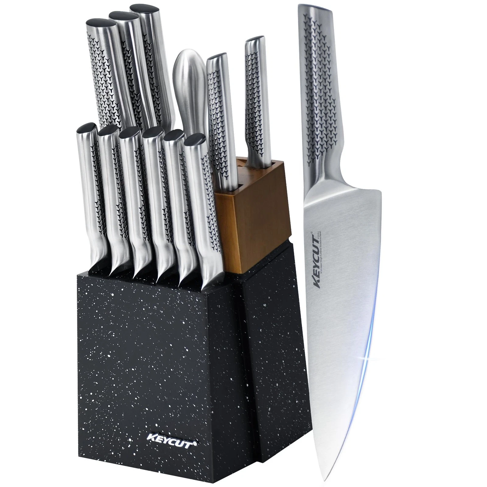 13 Piece Set with Block, 50Cr15Mov High Carbon Steel for Kitchen, Ergonomic F...
Opens in a new wind