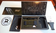 The Ridge Wallet - Black Damascus Bundle: Cash Strap Money Clip