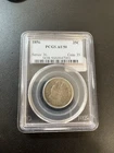 1856 SEATED LIBERTY QUARTER PCGS AU-50 - ABOUT UNCIRCULATED - CERTIFIED - 25C