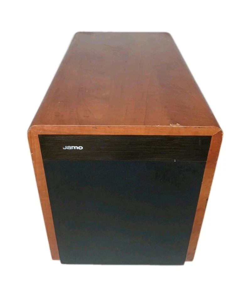 Subwoofer alimentado Jamo Sub 250 120V solo para uso en interiores - marrón *PROBADO* Foto 4 de 4