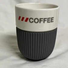 Pier 1 Coffee Cup Silicone Wrap 12oz Eco One Gray Industrial Design