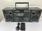 Vintage Panasonic RX-DT680 AM/FM CD Dual Cassette Stereo Radio Boombox w/Remote