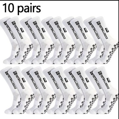 10 Paar Weiße Rutschfeste Socken   Größe 43 46   Komfort & Halt   25 