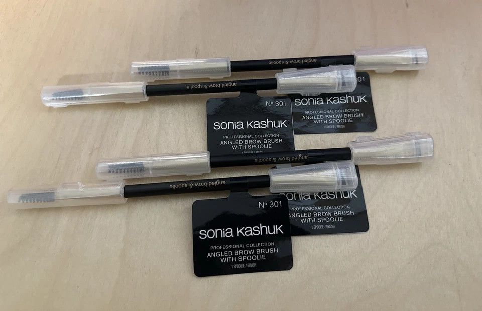 Sonia Kashuk Colección Profesional Cepillo de Cejas en Ángulo Spoolie Nº 301 Nuevo Cantidad 4 Foto 2 de 4