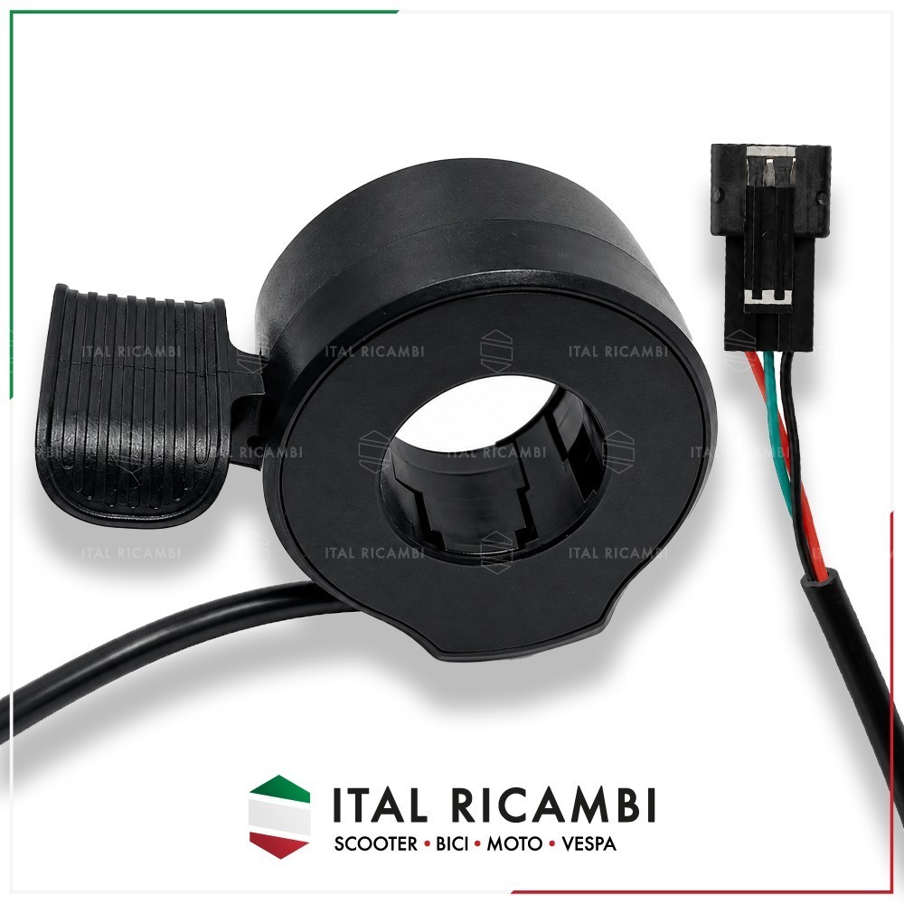 ACCELERATORE BICI ELETTRICA E-BIKE FAT BIKE SCOOTER MANUBRIO 22 MM CAVO 160 CM