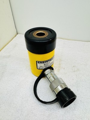 Enerpac RCH121 Hollow Hydraulic Cylinder 12 Ton 1-5/8  Stroke .77 Inch Cen Hole
