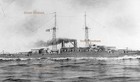 1920 US Tennessee Class Battleships 43 & 44 Damaged Pearl Harbor Glass Negative — photo 1