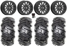 Valor V05 Beadlock 14" Wheels Black 30" Moto MTC Tires RZR XP 1000 / PRO XP
